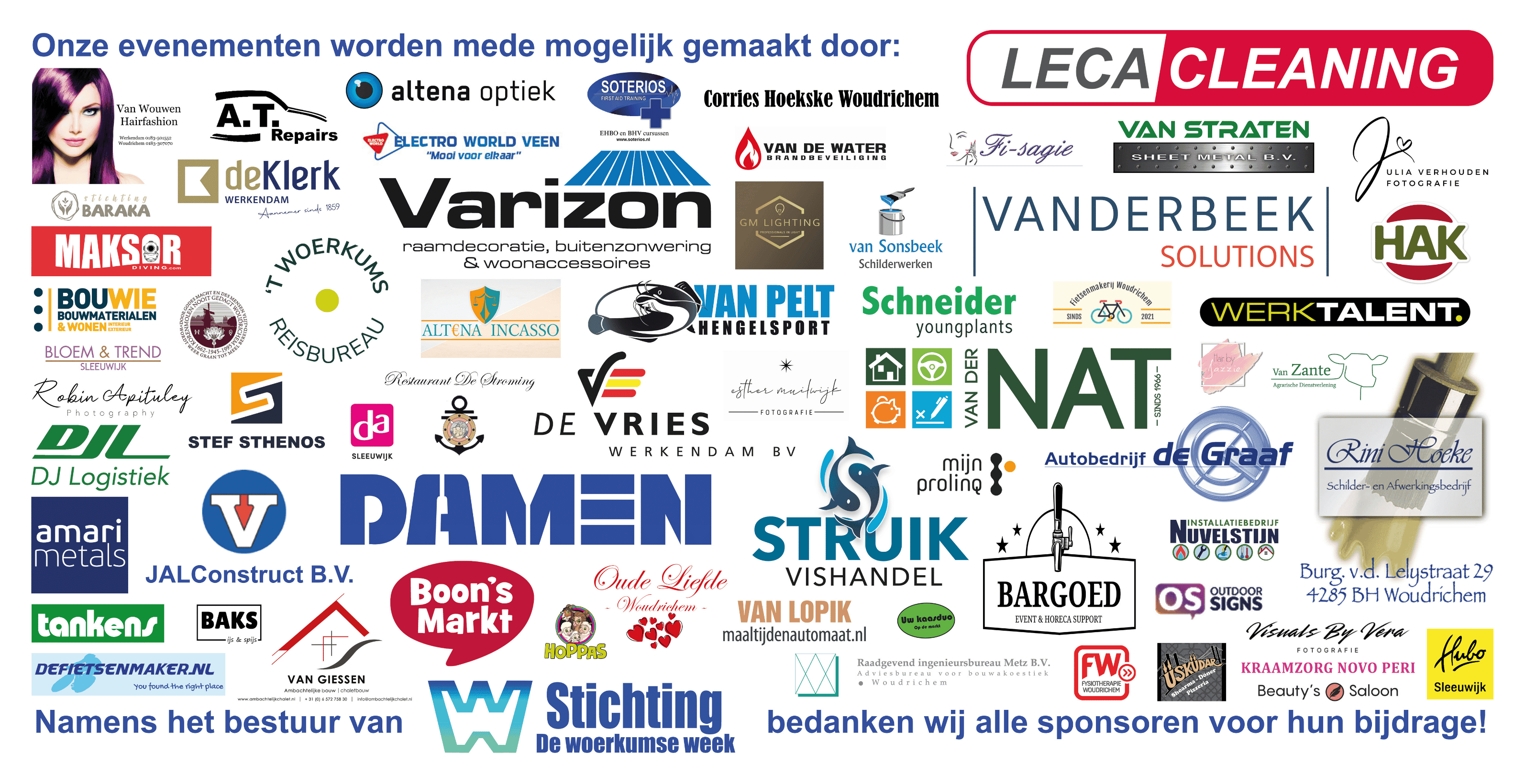 Sponsoren Woerkumse Week 2026